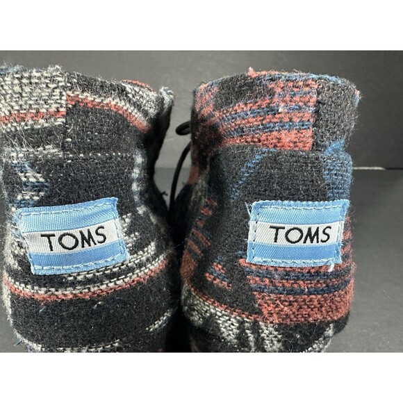 TOMS Boho Navajo Desert Wedge Booties in Aztec Jacquard Size 10 - Picture 7 of 12